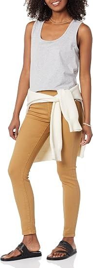 Camel Skinny Pants image 1
